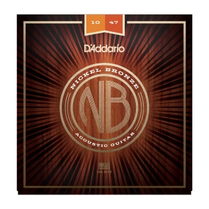 D`ADDARIO NB1047 Nickel Bronze Комплект струн для акустической гитары, Extra Light, 10-47