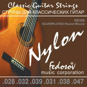 Fedosov NS328 Silverplated Round Wound комплект струн для классической гитары