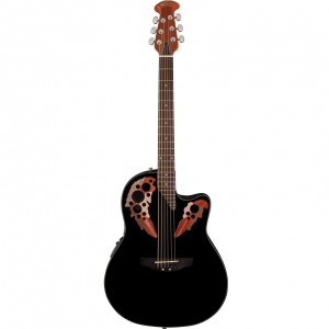APPLAUSE AE44-5 Elite Mid Cutaway Black электроакустическая гитара