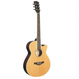 Caraya F521-N Акустическая фолк-гитара, цвет натуральный, 40''