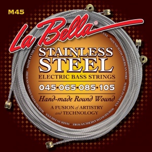 La Bella M45 4-струнный комплект для бас-гитары 45-105