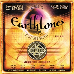 KERLY KQXA12-0946 Earthtones Phosphor Bronze струны для 12-ти стр.акустической гитары