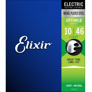 Elixir 19052 Optiweb струны для электрогитары 10-46