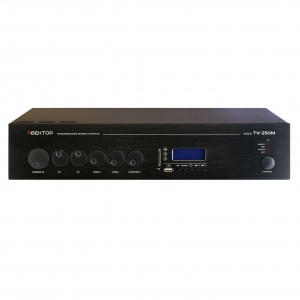 ВЕКТОР ТУ-250М Компактный комбинированный микшер-усилитель MP3, FM-тюнер, USB, SD