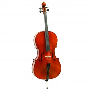 Gliga Genial2 B-C014-L размер 1/4 Ученическая виолончель с верхней декой из массива ели и корпусом и