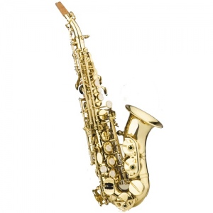 Artemis RSS-301 Гнутый саксофон-сопрано с отделкой золотым лаком