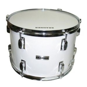 BRAHNER  MSD-1410/WH Маршевый барабан в комплекте ремень и палочки, цвет белый
