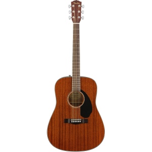 FENDER CD-60S ALL MAH акустическая гитара, красное дерево, массив, цвет натуральный
