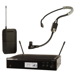 SHURE BLX14RE/SM35 M17 Радиосистема головная с микрофоном SM35. Кронштейны в комплекте