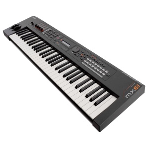 YAMAHA MX61 BK синтезатор, 61 клавиша, 128 полифония, 978 тембров + 60 ударных