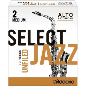 Rico RRS10ASX2M Select Jazz Трость для саксофона альт, размер 2, средняя (Medium)