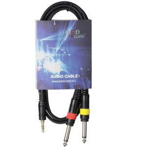 HardCord AJC-15 аудио кабель mini джек стерео-2 Jack mono 1.5m