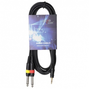 HardCord AJC-30 аудио кабель mini джек стерео-2 Jack mono 3m