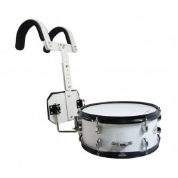 BRAHNER MSD-1455H/WH Маршевый барабан 14"х5,5" цвет (белый), алюминиевые наплечники