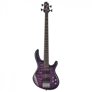 Cort CBP-DLX-PPB комплект бас-гитариста: бас-гитара Action DLX-PPB, 4 струны, цвет purple burst