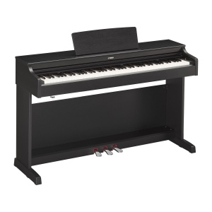 Yamaha YDP-164B - клавинова 88 клавиш GH3, 10 тембров, 192 полифония, 3 педали, крышка клавиатуры