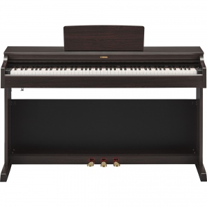 Yamaha YDP-164R - клавинова 88 клавиш GH3, 10 тембров, 192 полифония, 3 педали, крышка клавиатуры
