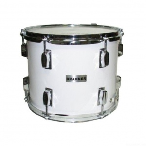 BRAHNER MSD-1210/WH Маршевый барабан 12"х10" цвет (белый), в комплекте ремень и палочки