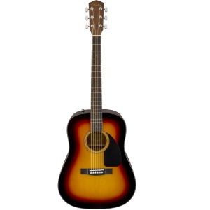 FENDER CD-60 DREAD V3 DS SB WN акустическая гитара, цвет санберст, задняя дека и обечайка - махагони