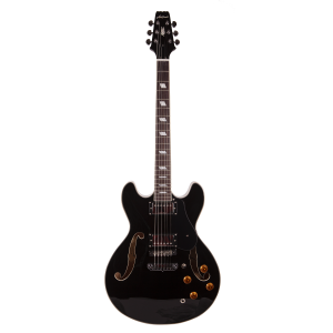 ARIA TA-CLASSIC BK Полуакустическая гитара, 22 лада, "арочный" полый корпус