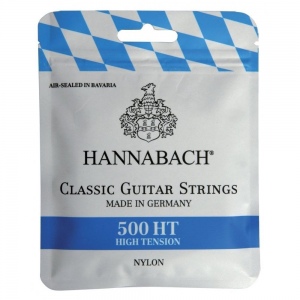 Hannabach 500HT комплект струн для классической гитары. Сильное натяжение