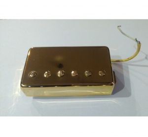 Artec LPC-210-GD/B звукосниматель хамбакер, Les Paul, керамика, золото, бриджевый