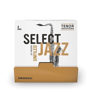Rico RRS01TSX2H-B25 Select Jazz трость для тенор-саксофона, необработанный низ среза
