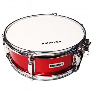 BRAHNER MSD-1405/MRD Малый барабан с ремнём + палочки, цвет красный