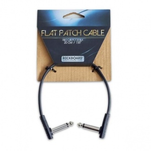 Rockboard RBO CAB PC F 20 BLK кабель для коммутации гитарных эффектов, 20 см, чёрный