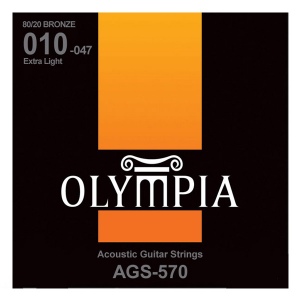 Olympia AGS570 струны для акустической гитары 10-47