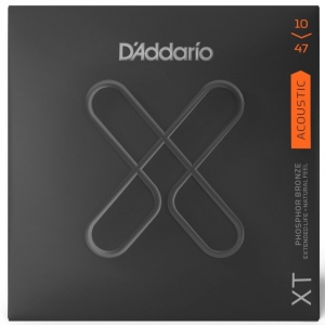 D`Addario XTAPB1047 струны для акустической гитары, фосфорная бронза, 10-47, с покрытием