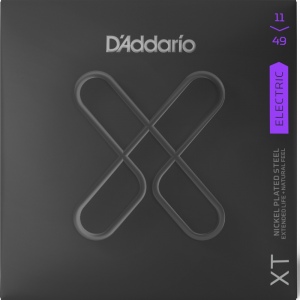 D`Addario XTE1149 струны для электрогитары, никелированные, 11-49, с покрытием