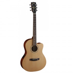 Cort JADE1E-OP Jade Series Электро-акустическая гитара, с вырезом, цвет натуральный
