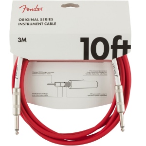 FENDER 10` OR INST CABLE FRD инструментальный кабель, красный, длина 10` (3,05 м)