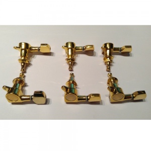 Gifmen ME-101GD колки  электрогитары одинарные (3+3) , золото