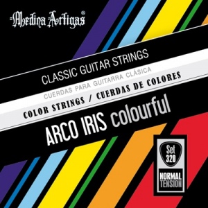 Medina Artigas Arco Iris 320 Комплект струн разных цветов для классической гитары для обучения