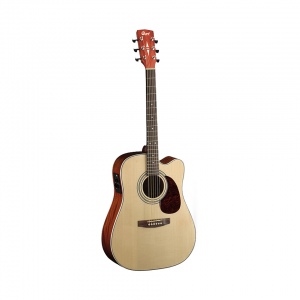 Cort MR500E-NT MR Series Электро-акустическая гитара, с вырезом, цвет натуральный глянцевый