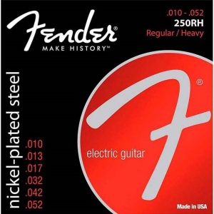 FENDER STRINGS NEW SUPER 250RH NPS BALL END 10-52 струны для электрогитары
