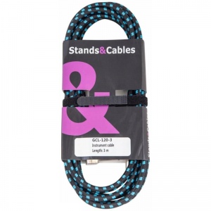 STANDS & CABLES GCL-120-3 Инструментальный кабель в тканевой оплетке