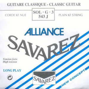 Savarez 543J Alliance Отдельная 3-я струна для классической гитары, сильное натяжение