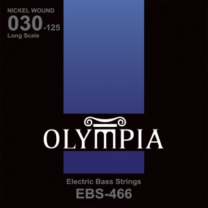 Olympia EBS466 комплект струн Nickel Wound Long Scale для 6-стр. бас-гитары с удлиненной мензурой