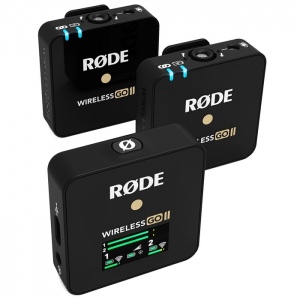 RODE WIRELESS GO II Ультракомпактная двухканальная накамерная беcпроводная система