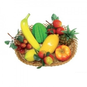 GEWA 830120 Shaker Fruit Basket Набор пластиковых шейкеров фрукты, 9 предметов, с корзинкой