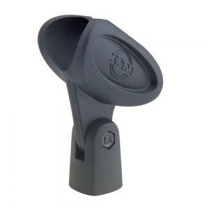 K&M 85060-000-55 эластичный держатель для микрофона 34-40 mm, чёрный