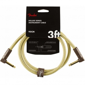 FENDER DELUXE 3` INST CABLE TWD инструментальный кабель, твид, длина 3` (91,44 см), диаметр 0.813 мм