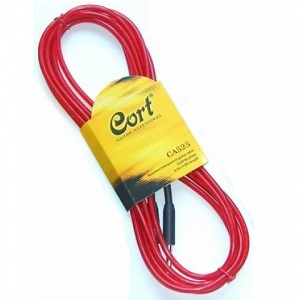 CORT CA-525 RED гитарный кабель 4,5 м, красный, снижает шумовые помехи