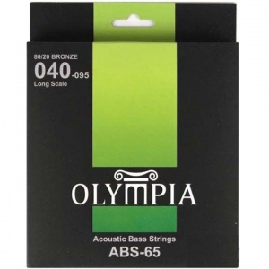 Olympia ABS-65 комплект струн 80/20 Bronze Long Scale для 4-струнной акустической бас-гитары