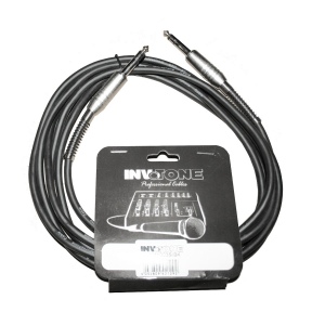 INVOTONE ACM1203S/BK - аудио кабель, 6,3 джек стерео <-> 6,3 джек стерео, длина 3 м