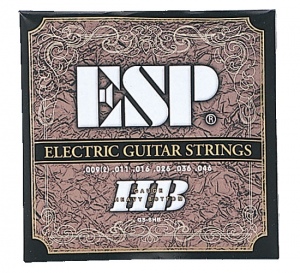 ESP GS-6HB струны для электрогитары, сталь с никелированной обмоткой, размер 9-46