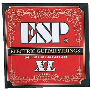 ESP GS-6XL струны для электрогитары, сталь с никелированной обмоткой, размер 09-46